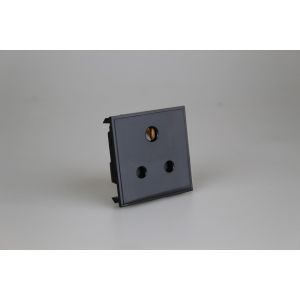 DRP5AB Varilight DataGrid+ 5A 3 Round Pin Socket Module in Black. Use with Varilight DataGrid Plates