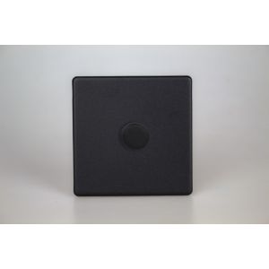 IDYP1001S.MB [WDY1S.MB + MIP1000] Varilight V-Plus Series 1 Gang 200-1000 Watt/VA Dimmer Urban Screwless Matt Black Finish