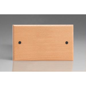 XBEDB-S2W Double Blank Plate Kilnwood Classic Wood Scandic Beech