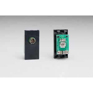 D8MB Varilight PAL Coax/Radio Male Module in Black. Use with Varilight DataGrid Plates