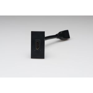 DHDMIB Varilight High Def 1.4 Multimedia Connection insert Black. Use with Varilight DataGrid Plates