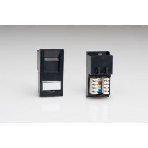 DRJ456B For Cat6 network applications in Black. Use with Varilight DataGrid Plates