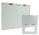 FSEURO4WH-S2W 4 Gang DataGrid Plate For 3 or 4 Data Modules Floor Socket in Gloss White