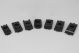 GAB.MG Varilight Black Dimmer Grid Adaptors Multi-Pack Which includes MK, Schneider Ultimate, Schneider Lisse, Crabtree, Hager, Deta and BG Grid (7-pack), with 1 Black knob to match