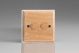 HLK4-S2W Varilight V-Dim Series 2 Gang 40-250 Watt Dimmer Kilnwood Classic Wood Limed Oak With Wood knobs