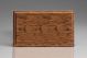 HMO43-S2W Varilight V-Dim Series 3 Gang 40-250 Watt Dimmer Kilnwood Classic Wood Medium Oak With Wood knobs