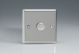 HN0 [WN1 + MH0] Varilight non-dimming 'Dummy' Series switch 1 Gang 0-1000 Watt Classic Satin Chrome Effect Finish