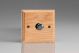 HO3-BN-S2W Varilight V-Dim Series 1 Gang 60-400 Watt Dimmer Kilnwood Classic Wood Light Oak With Iridium Black Knob