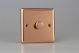 HY0.CU [WY1.CU + MH0] Varilight non-dimming 'Dummy' Series switch 1 Gang 0-1000 Watt Urban Polished Copper Coated