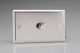 ICDP1001 [WCD1 + MIP1000] Varilight V-Plus Series 1 Gang 200-1000 Watt/VA Dimmer Classic Polished Chrome Coated, Double Plate