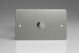 IFSDP1001 [WFSD1 + MIP1000] Varilight V-Plus Series 1 Gang 200-1000 Watt/VA Dimmer Ultra Flat Brushed Stainless Steel On a Double Plate