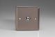 IJRI101 Varilight V-Pro IR Series 1 Gang 0-100 Watts Master Trailing Edge LED Dimmer Classic Pewter Effect Finish