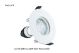 ILDLFR70D001-4 Evofire Fire Rated IP65 White Round Downlight and GU10 Holder Integral LED, Pack of 4