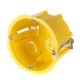 IMT351501 Schneider Yellow 45mm Deep European Wall Box For Hollow Walls For Single Sockets, Switches and Dimmers