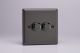 IPP302 Varilight V-Plus Series 2 Gang 40-300 Watt/VA  Dimmer Graphite 21 Effect Finish