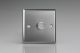 ITP701 [WT1 + MIP700] Varilight V-Plus Series 1 Gang 60-700 Watt/VA Dimmer Classic Brushed Steel