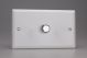 IYDP1001.CW Varilight V-Plus Series 1 Gang 200-1000 Watt/VA Dimmer Urban Powder Coated Chalk White Finish, Double Plate