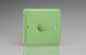 IYP1001.BG [WY1.BG + MIP1000] Varilight V-Plus Series 1 Gang 200-1000 Watt/VA Dimmer Lily Beryl Green, Single Plate