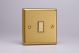 JBES001 Varilight V-Pro Multi Point Tactile Touch Supplementary Controller Series 1 Gang Unit for use with V-Pro Multi Point Remote Master Dimmers Classic Brushed Brass Effect