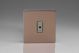 JDYE101S.BZ Varilight V-Pro Multi Point Remote (MPR) Series 1 Gang 0-100 Watts Multi Point Remote Master LED Dimmer Urban Screwless Brushed Bronze Effect Finish