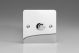 JFCP401 Varilight V-Pro Series 1 Gang 0-120W Trailing Edge LED Dimmer Ultra Flat Polished Chrome Coated