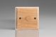 JLKP1-S2W Varilight V-Pro Series 1 Gang 0-120W Trailing Edge LED Dimmer Kilnwood Classic Wood Limed Oak With Wood Knob