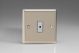 JNE101 Varilight V-Pro Multi Point Remote (MPR or Eclique2) Series 1 Gang 0-100 Watts Multi Point Remote Master LED Dimmer Classic Satin Chrome Effect Finish