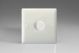 JOP401W Varilight V-Pro Series 1 Gang 0-120W Trailing Edge LED Dimmer Polar White Moulded Bevel