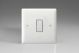 JOT101C Varilight V-Pro Multi Point Touch (MPT) Series 1 Gang 0-100 Watts Multi Point Touch Master LED Dimmer Polar White Moulded Bevel