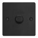 KDEP101.MB Varilight V-Com Series 1 Gang 0-100 Watt Leading Edge LED Dimmer Essential Matt Black Finish