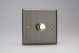 KYP401.AB Varilight V-Com Series 1 Gang 20-400 Watt Leading Edge LED Dimmer Urban Antique (Brushed) Brass Effect