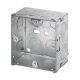 WBOXS47 (PGRIDBOX1-2) Metal 47mm Deep Single Wall Box (Knock-out) For PowerGrid Products that Require a Deeper Wall box