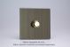 WDY1S.AB Varilight Matrix 1-Gang Single Plate Unpopulated Dimmer Kit. Urban Screwless Antique (Brushed) Brass Finish