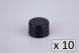 WKBK10 Matrix 6mm 'D' Shaped Black Plastic Knobs For All Varilight Dimmers, 10 Per Pack