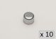 WKCH10 Matrix 6mm 'D' Shaped Polished Chrome Knobs For All Varilight Dimmers, 10 Per Pack