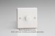 WQ1W Varilight Matrix 1-Gang Single Plate Unpopulated Dimmer Kit. Classic White Dimmer