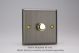 WY1.AB Varilight Matrix 1-Gang Single Plate Unpopulated Dimmer Kit. Urban Antique (Brushed) Brass Effect Finish