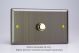 WYD1.AB Varilight Matrix 1-Gang Double Plate Unpopulated Dimmer Kit. Urban Antique (Brushed) Brass Effect Finish