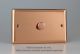 WYD1.CU Varilight Matrix 1-Gang Double Plate Unpopulated Dimmer Kit. Urban Polished Copper Coated