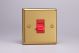XB45S Varilight 45 Amp Double Pole Cooker Switch Classic Brushed Brass Effect