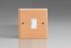 XBE1W-S2W 1 Gang 10 Amp Switch Kilnwood Classic Wood Scandic Beech with White Switch