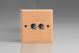 XBET71BN-S2W 2 Gang Comprising of 1 Intermediate (3 Way) and 1 Standard (1 or 2 Way) 10 Amp Toggle Switch Kilnwood Classic Wood Scandic Beech with Iridium Toggle