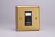 XBGRJ456B Varilight 1 Gang Black Cat6 Networking Socket Classic Brushed Brass Effect