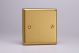 XBSB Varilight Single Blank Plate Classic Brushed Brass Effect