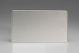 XDCDBS Varilight Double Blank Plate Screwless Polished Chrome Coated