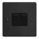 XDE71B.MB Varilight 2 Gang Comprising of 1 Intermediate (3 Way) and 1 Standard (1 or 2 Way) 10 Amp Switch Essential Matt Black Finish With Black Switches