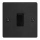 XDE7B.MB Varilight 1 Gang Intermediate (3 Way) 10 Amp Switch Essential Matt Black Finish With Black Switch