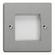 XDEG2.BS Varilight 2 Gang Data Grid Face Plate For 2 Data Module Widths Essential Brushed Steel Finish