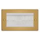 XDEGBRDW.BB [XDEG4.BB + DBRDW] Varilight 4 Gang White Data Brush Outlet Essential Brushed Brass Finish