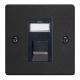 XDEGRJ456B.MB [XDEG1.MB + DRJ456B] Varilight 1 Gang Black Cat6 Networking Socket Essential Matt Black Finish